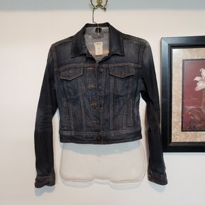 Cropped Denim Jacket Size S/P Mossimo
